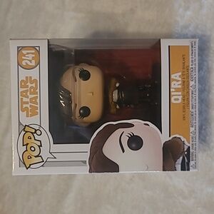 Funko Pop Qi'ra Figure with Black and Brown Outfit
